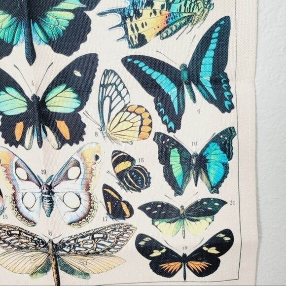 Pillow Case/Cushion Cover & Wall tapestry Botanical SET Butterflies Monarch Boho - Picture 13 of 16